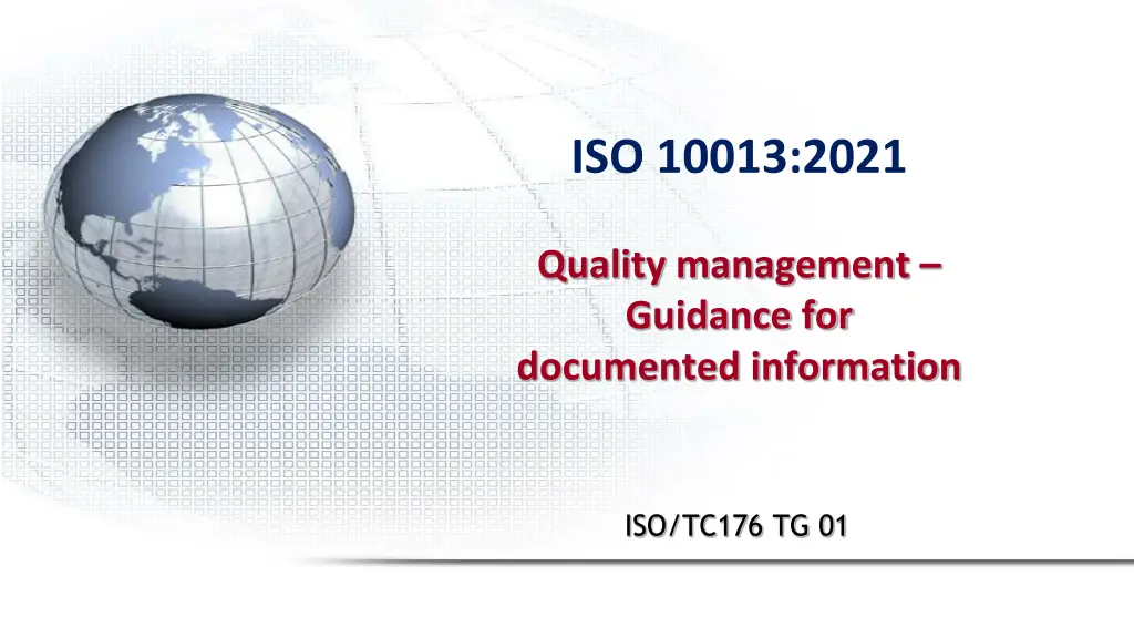 iso 10013 2021 n.w