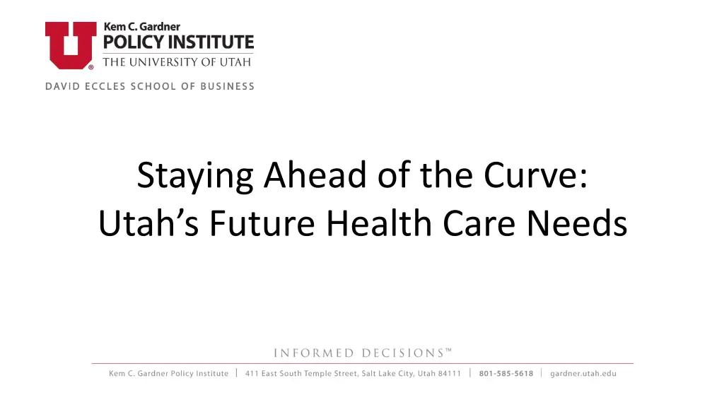 staying ahead of the curve utah s future health n.w