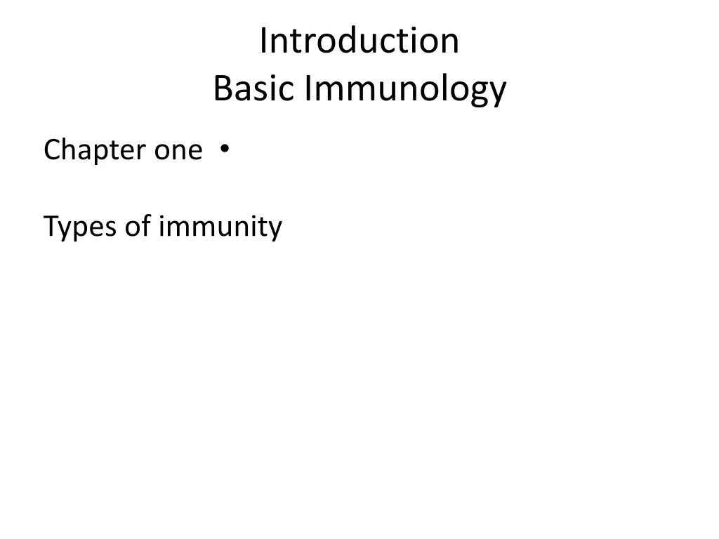 introduction basic immunology n.w