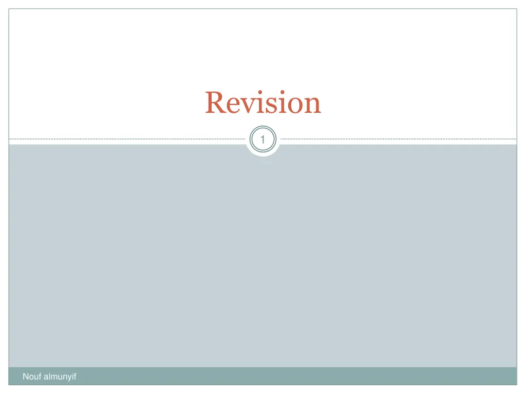 revision n.w