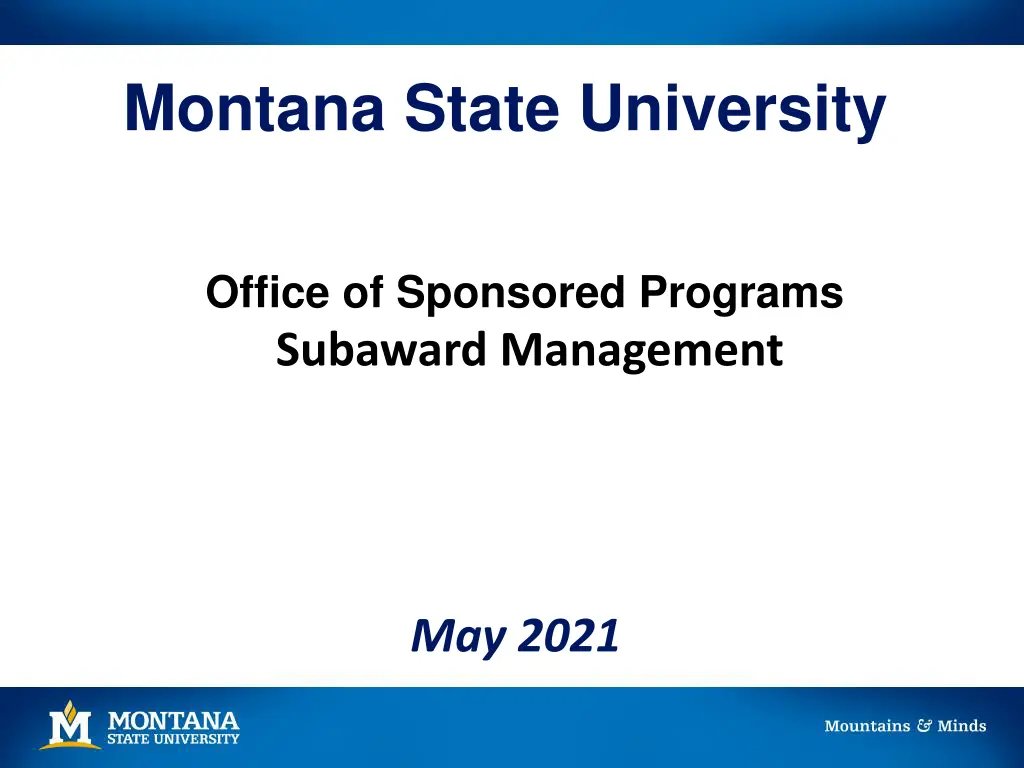 montana state university n.w