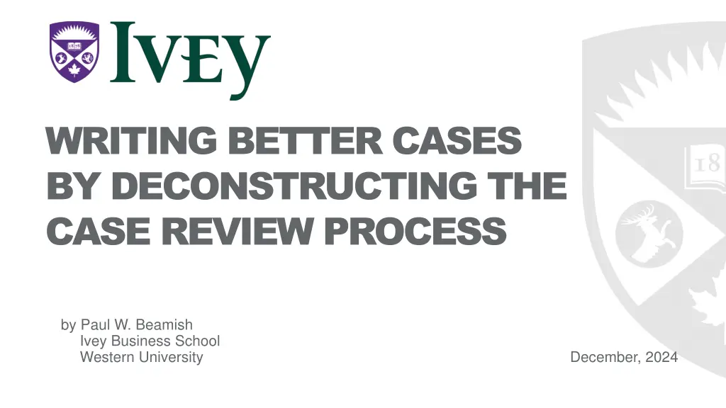 writing better cases by deconstructing the case n.w
