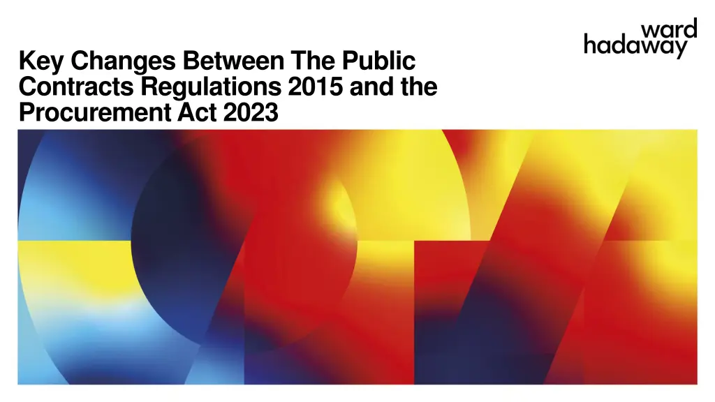 key changes between the public contracts n.w