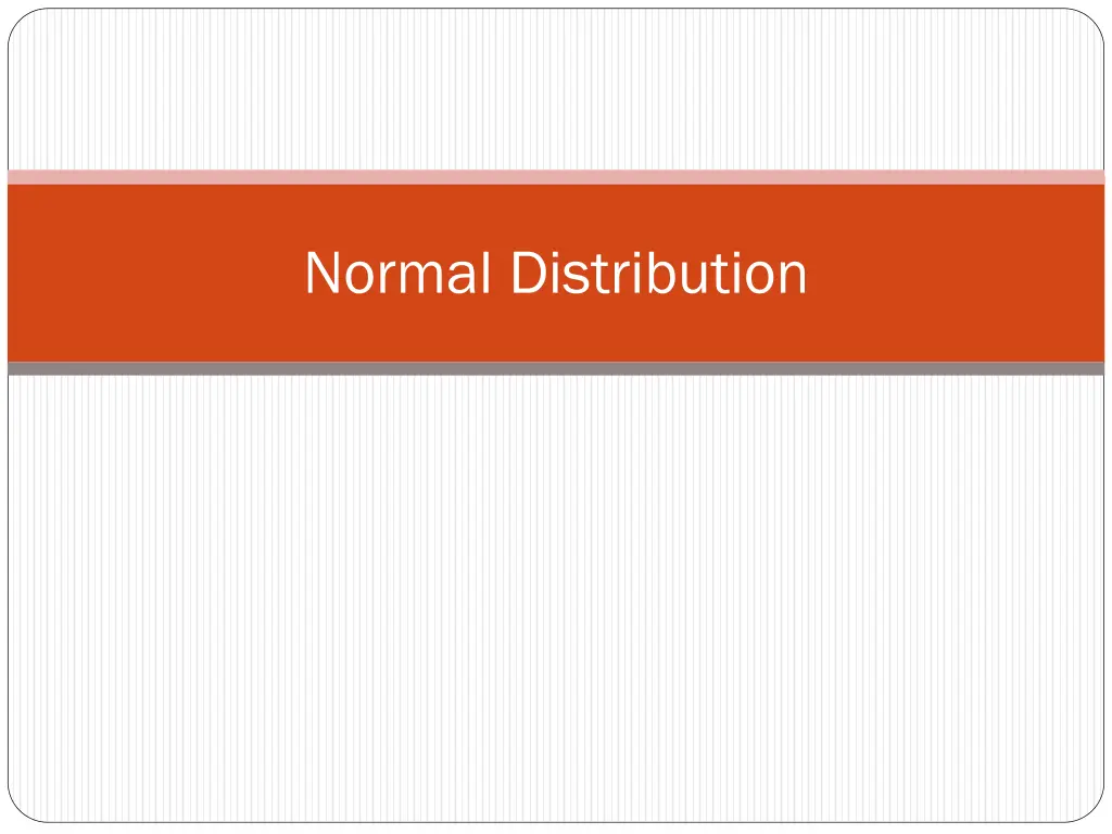 normal distribution n.w