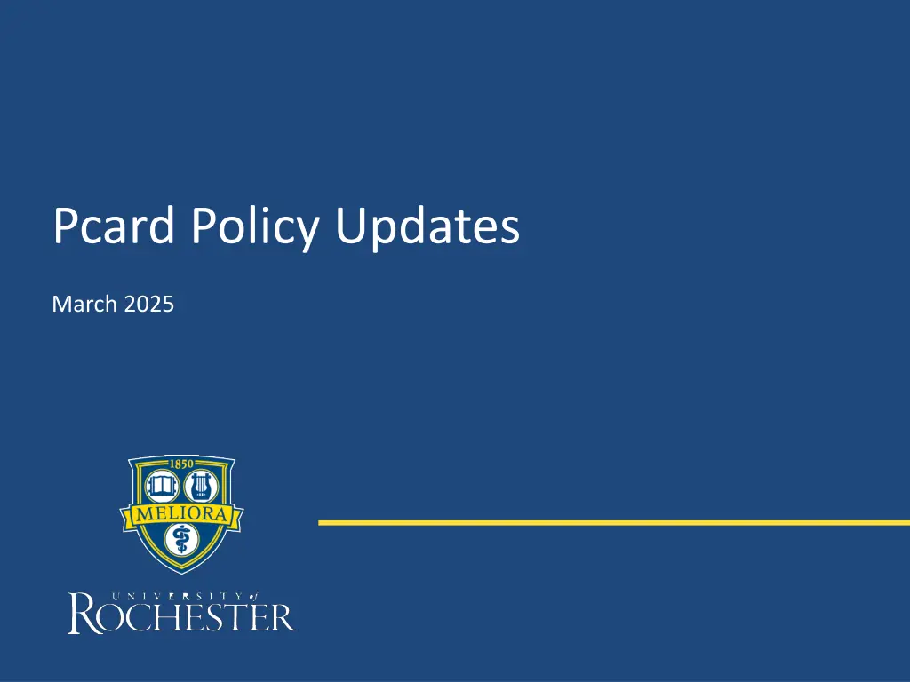 pcard policy updates n.w