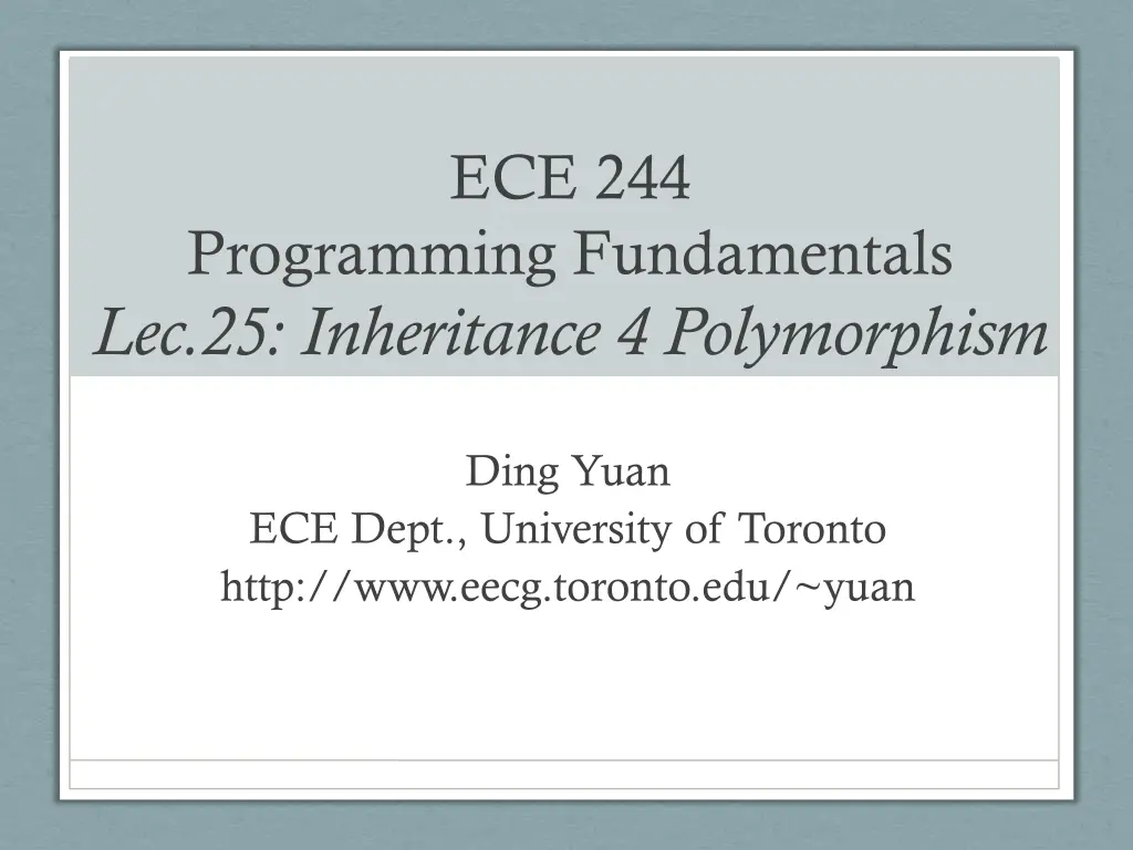 ece 244 n.w