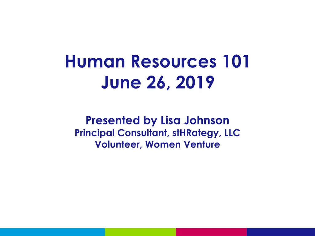 human resources 101 june 26 2019 n.w