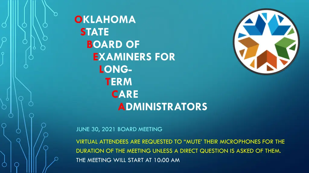 oklahoma state board of examiners for long term n.w