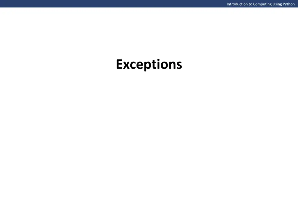 introduction to computing using python n.w