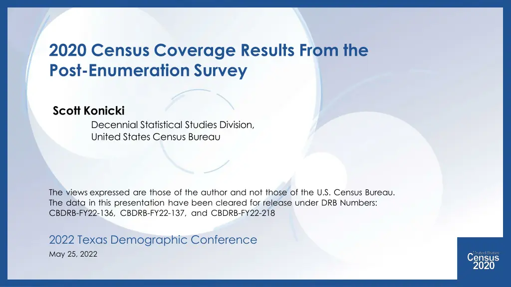 2020 census coverage results from the post n.w