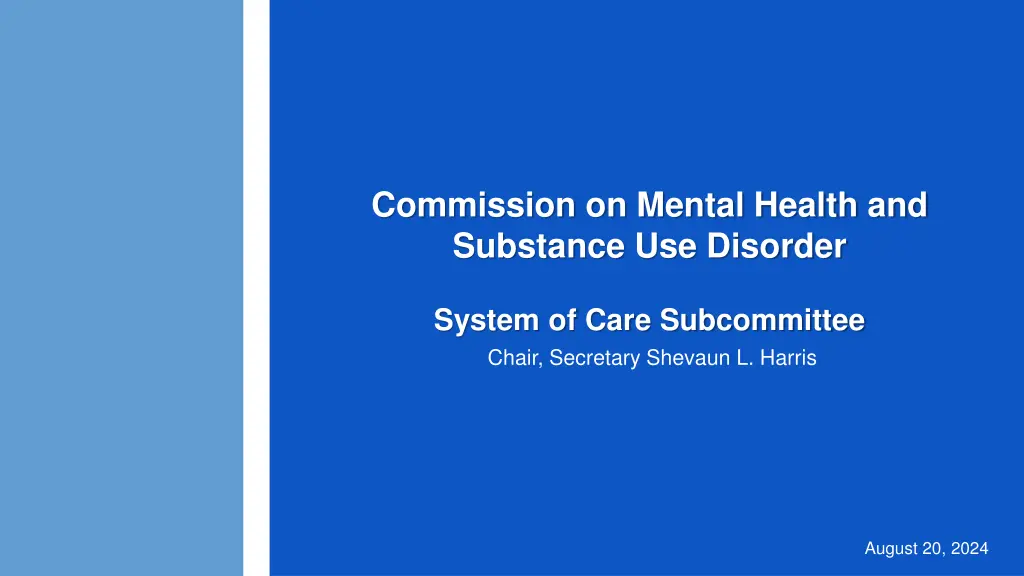 commission on mental health and substance n.w