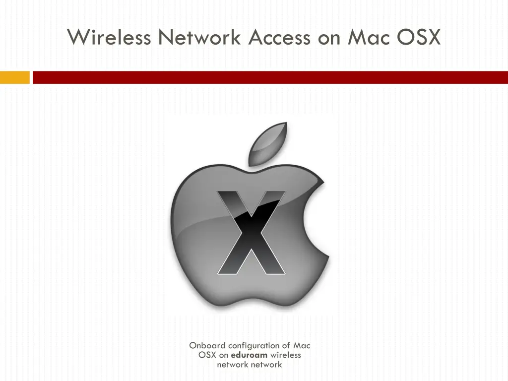 wireless network access on mac osx n.w