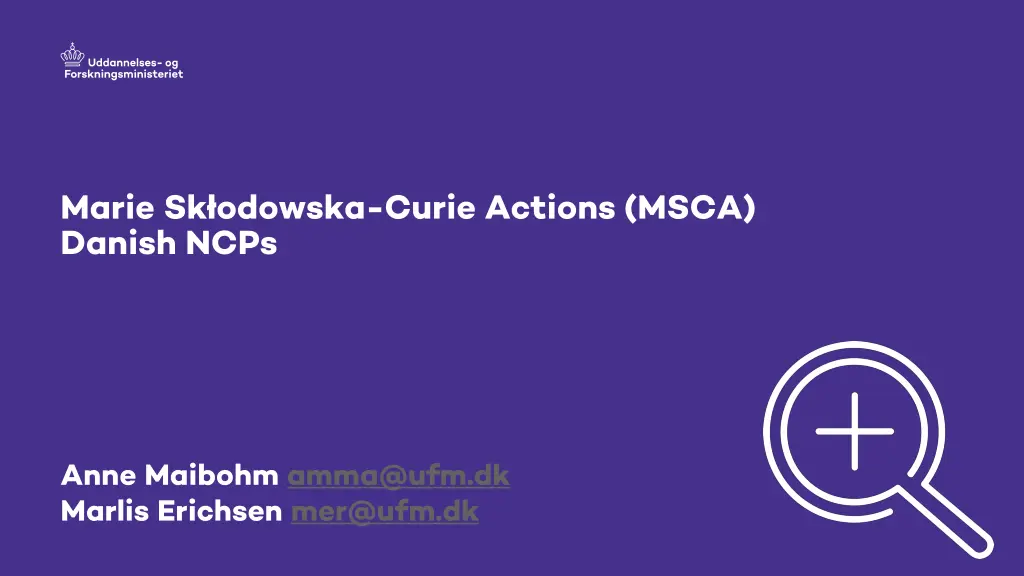 marie sk odowska curie actions msca danish ncps n.w