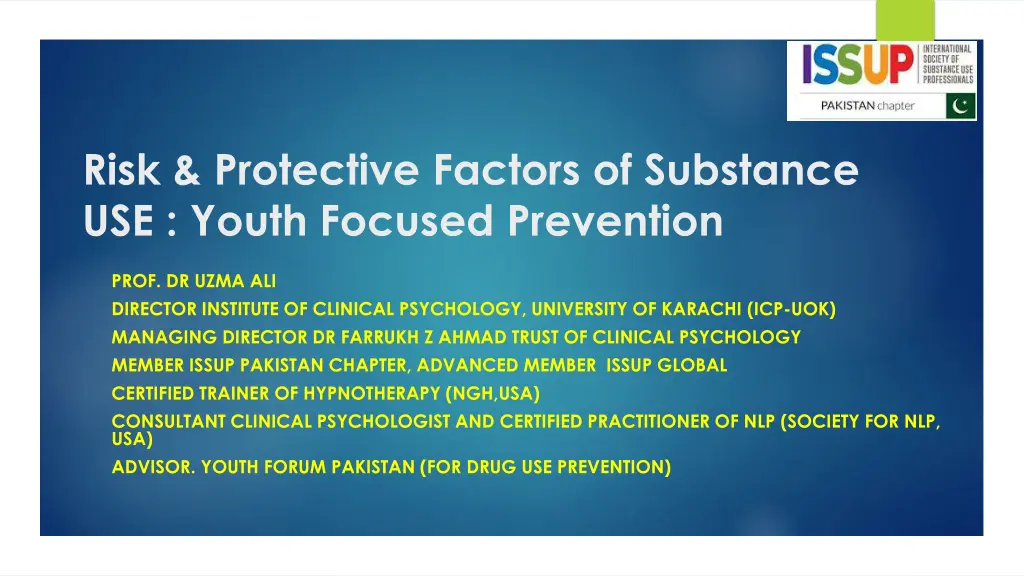 risk protective factors of substance use youth n.w