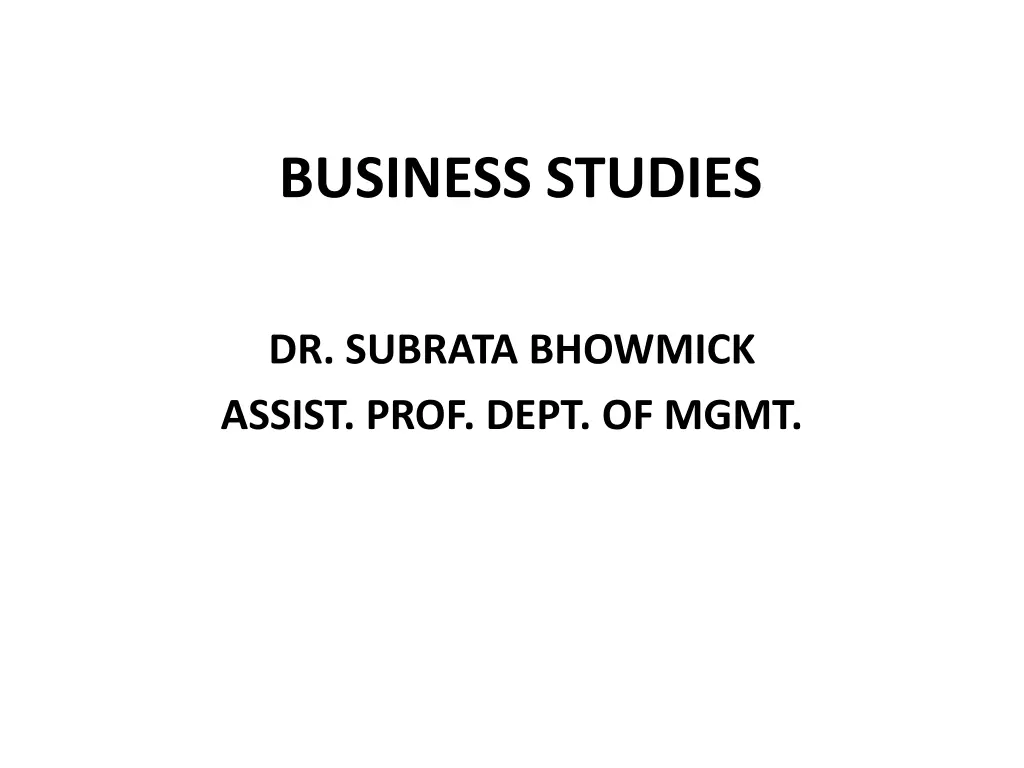 business studies n.w
