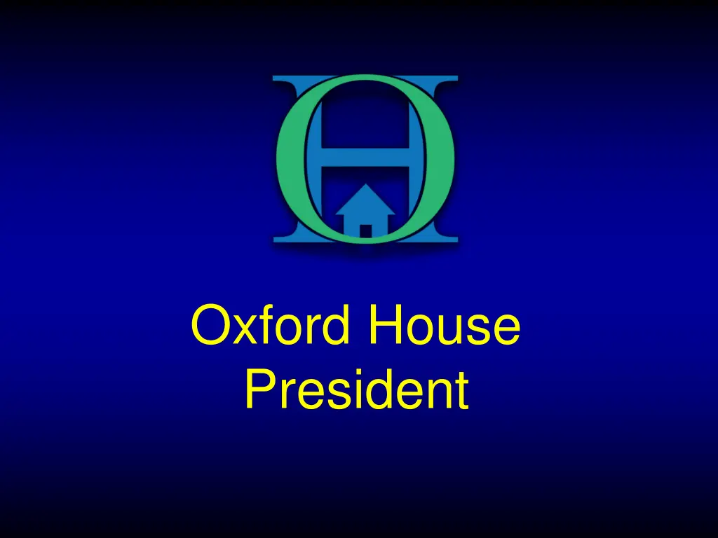 oxford house president n.w