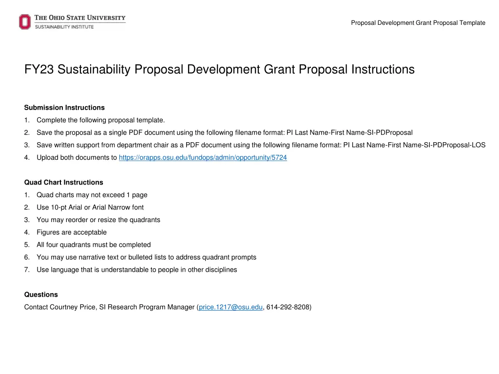 proposal development grant proposal template n.w