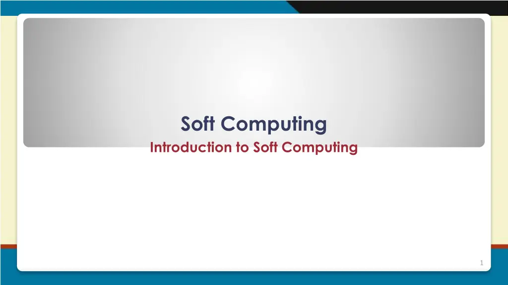 soft computing introduction to soft computing n.w