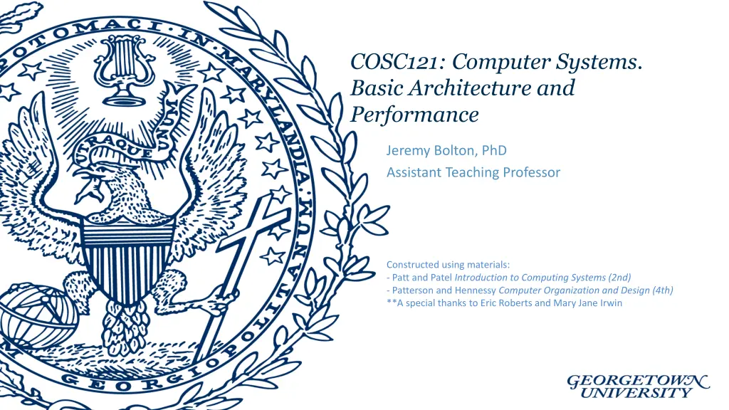 cosc121 computer systems basic architecture n.w