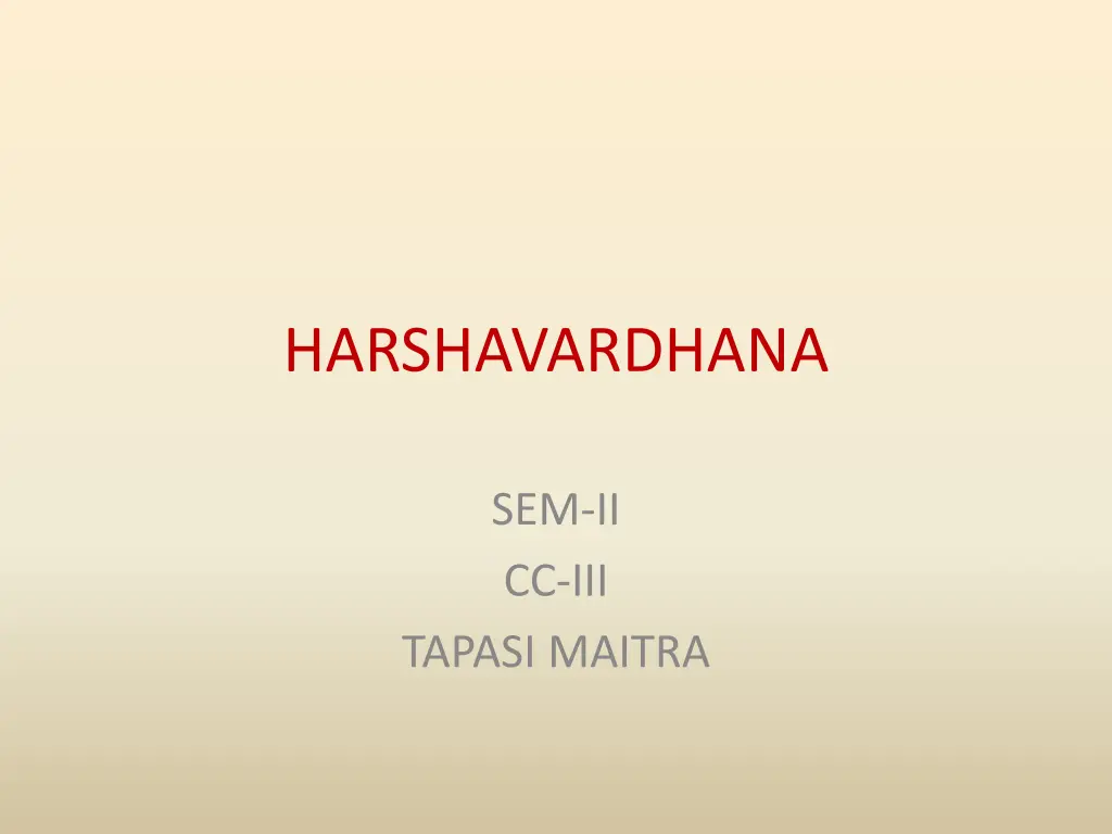 harshavardhana n.w