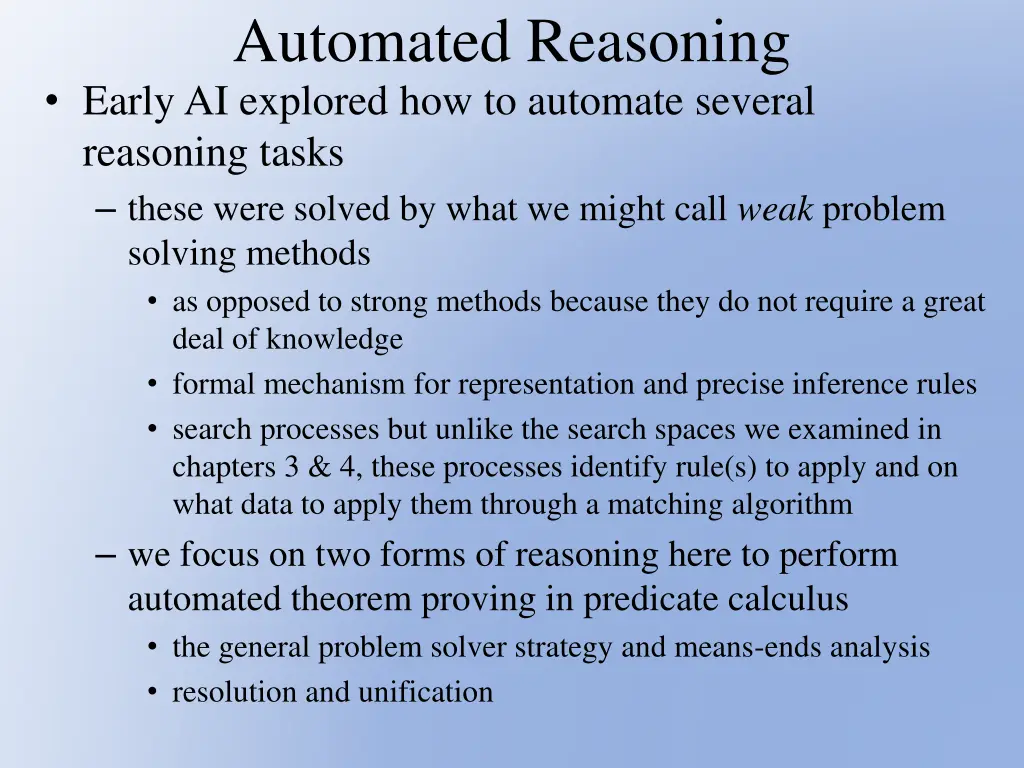 automated reasoning early ai explored n.w