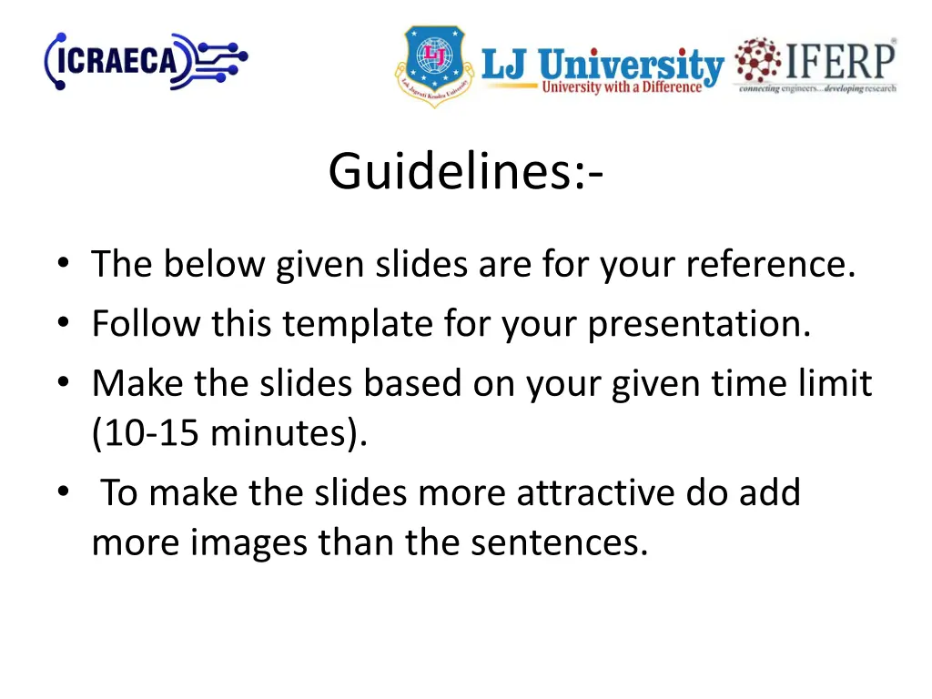 guidelines n.w