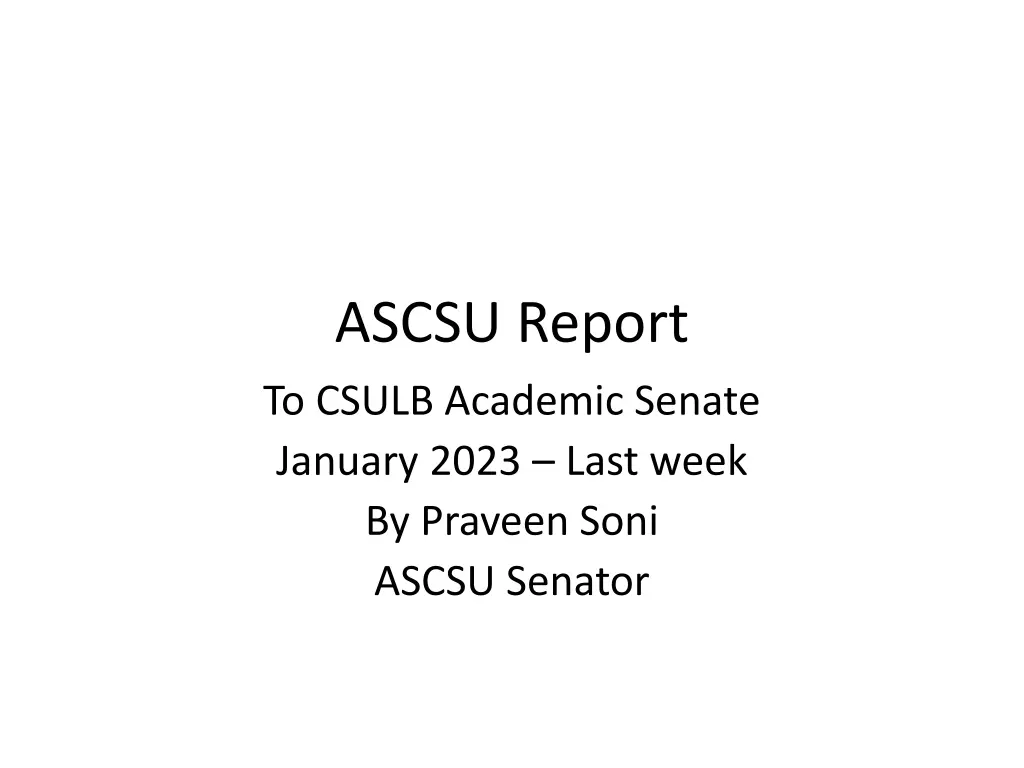 ascsu report n.w