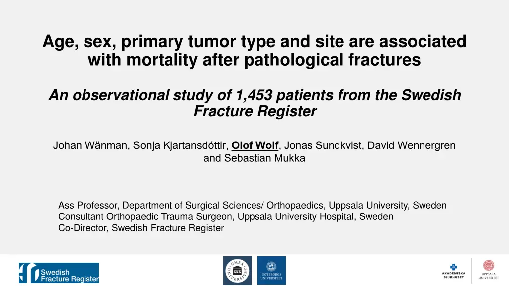 age sex primary tumor type and site n.w