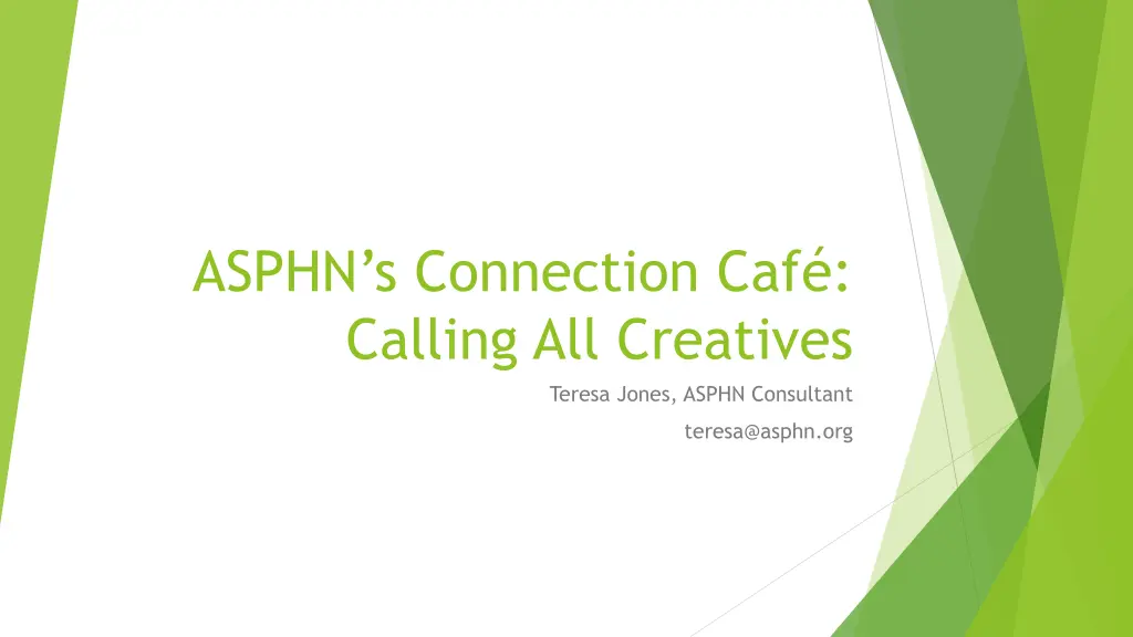 asphn s connection caf calling all creatives n.w
