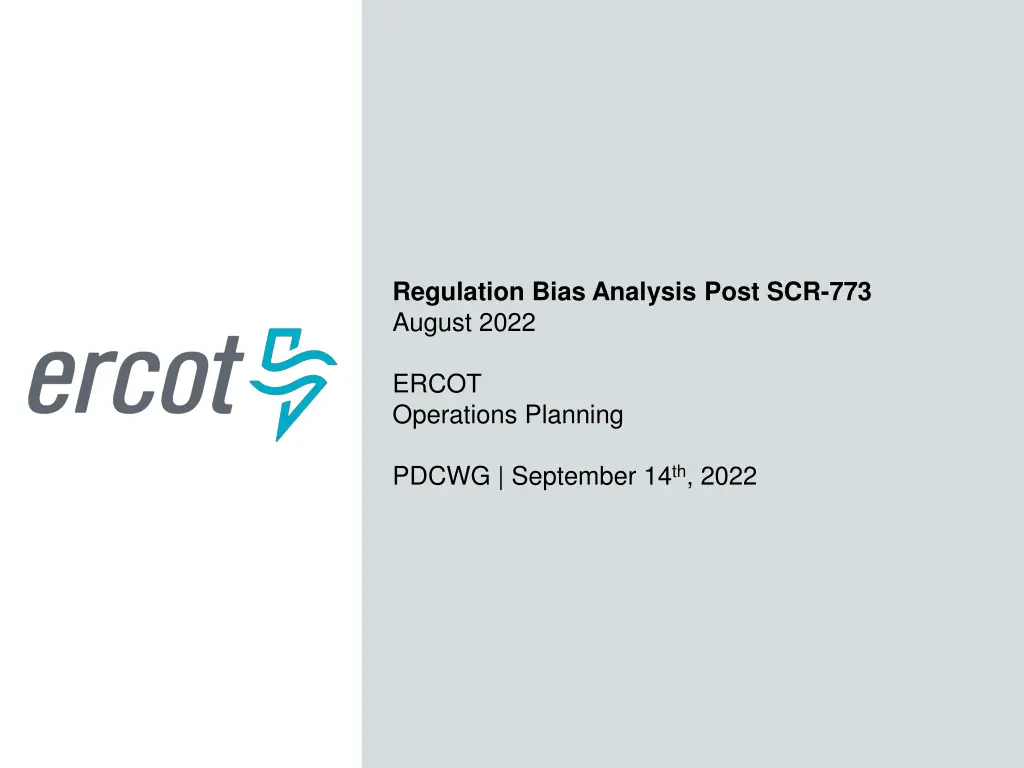 regulation bias analysis post scr 773 august 2022 n.w