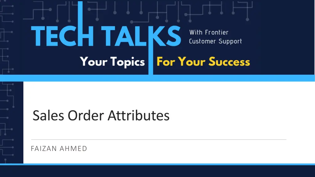sales order attributes n.w
