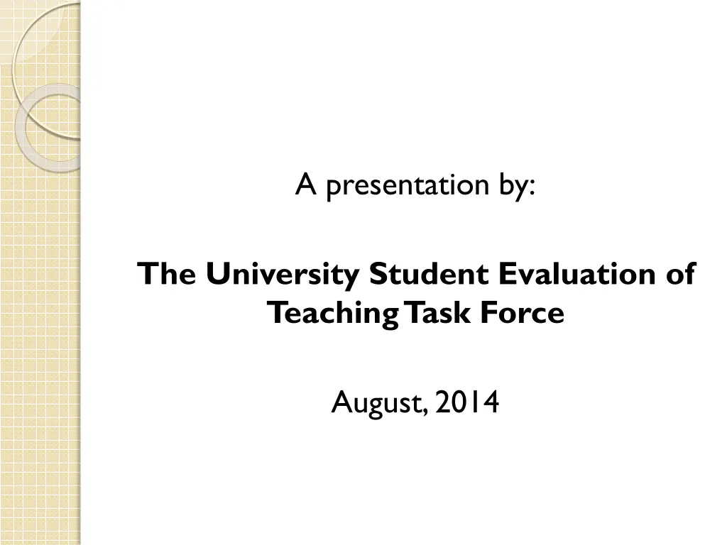 a presentation by n.w