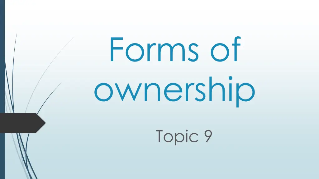 forms of ownership n.w