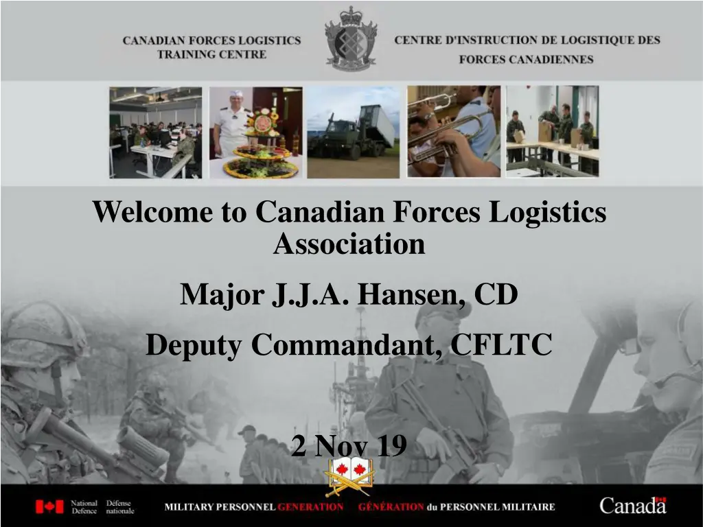 welcome to canadian forces logistics association n.w