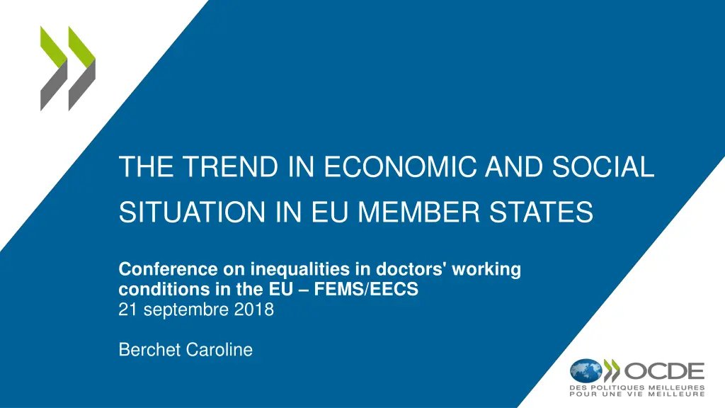 the trend in economic and social situation n.w