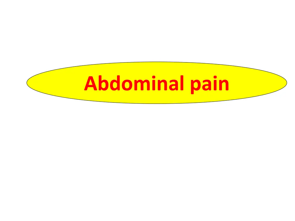 abdominal pain n.w