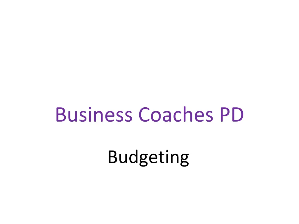 business coaches pd n.w