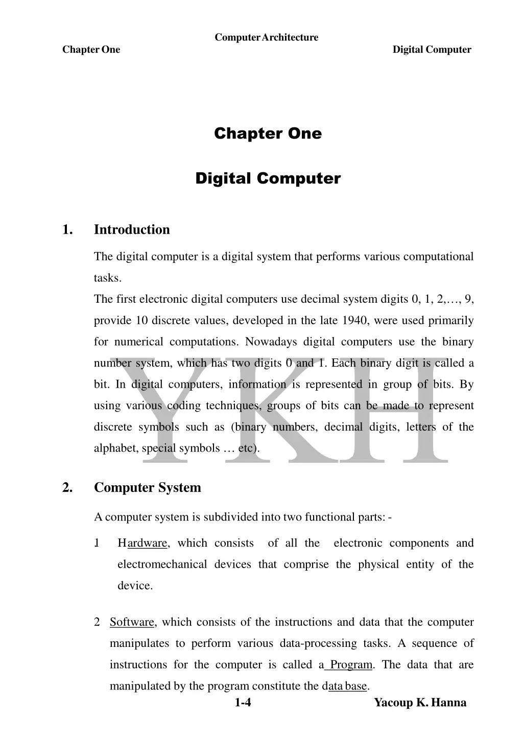 computerarchitecture n.w