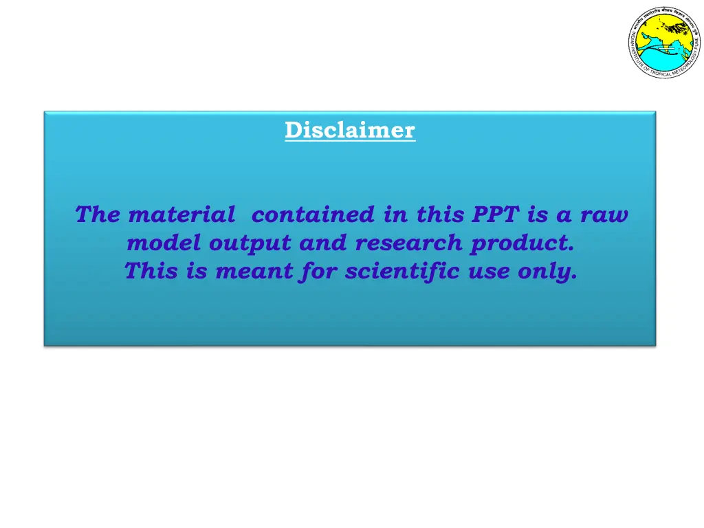disclaimer n.w