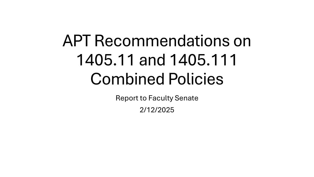 apt recommendations on 1405 11 and 1405 n.w