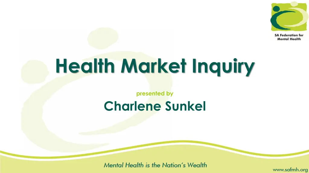 health market inquiry n.w