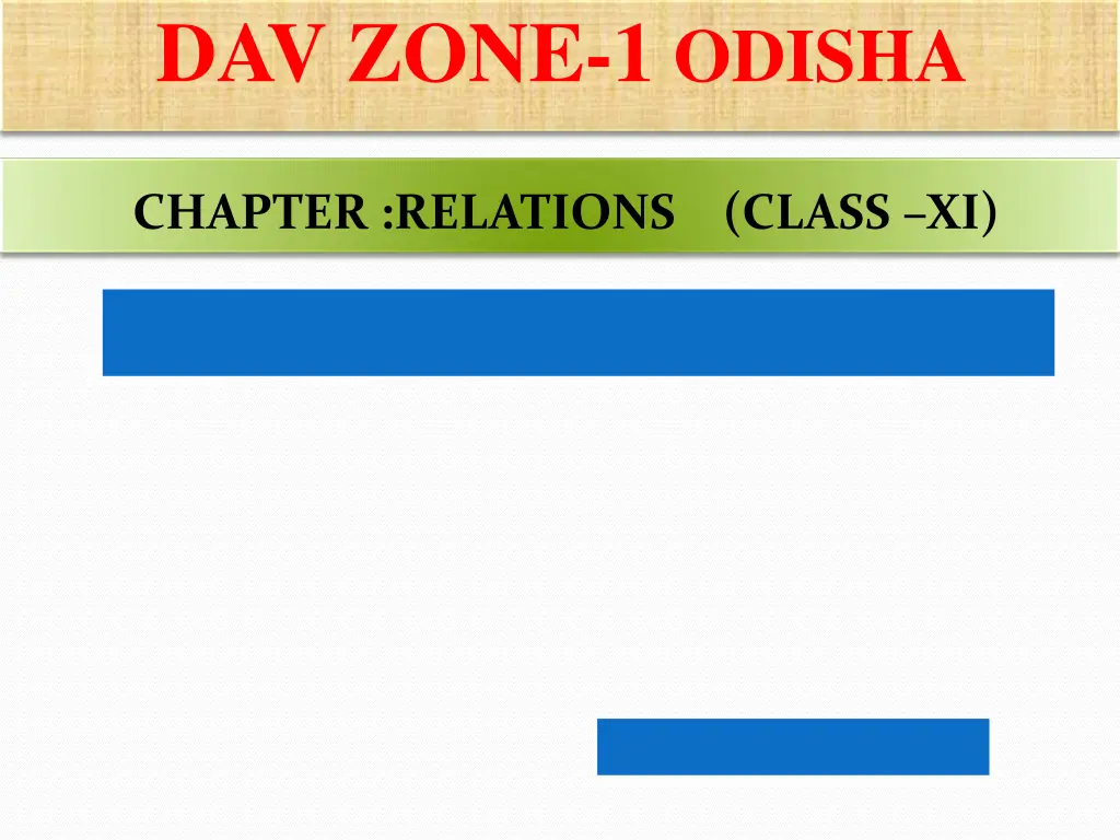 dav zone 1 odisha n.w