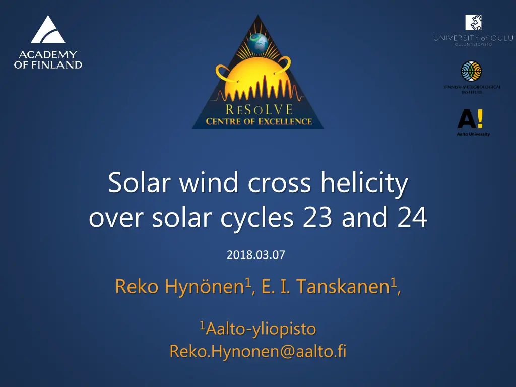 solar wind cross helicity over solar cycles n.w