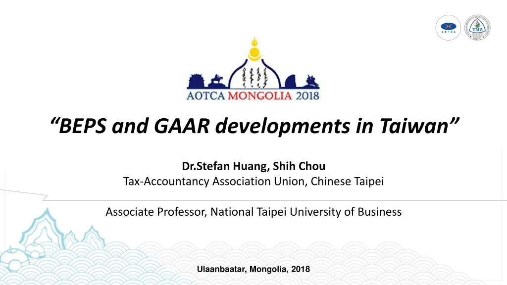 beps and gaar developments in taiwan n.w