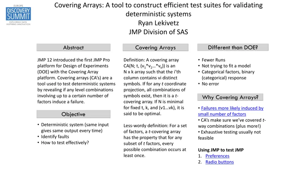 covering arrays a tool to construct efficient n.w