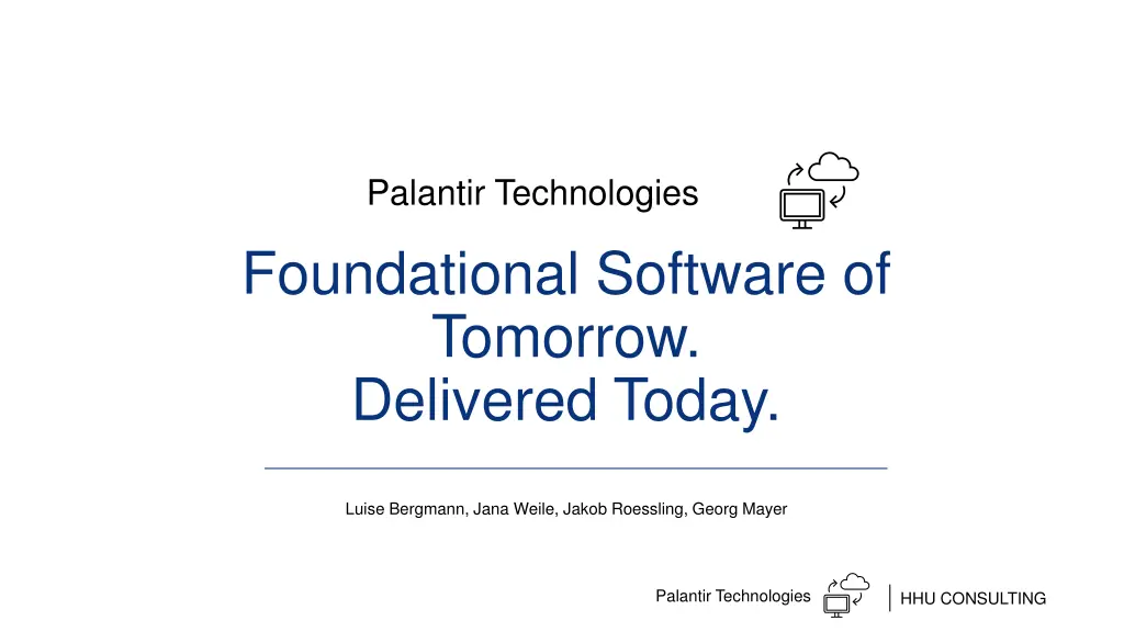 palantir technologies n.w