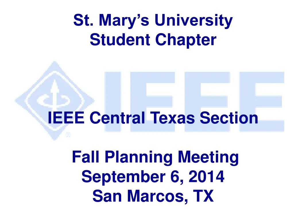 st mary s university student chapter n.w