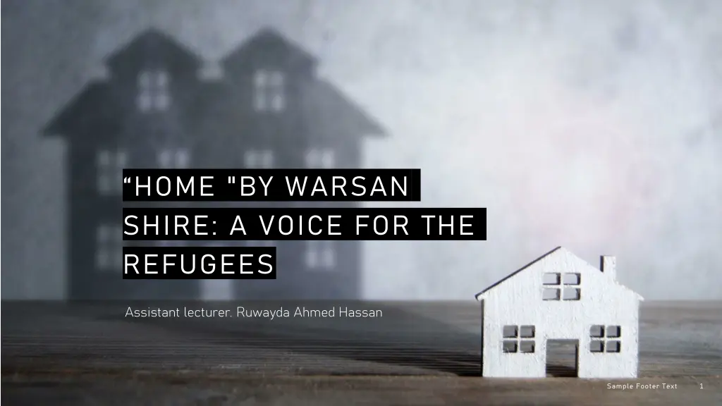 home by warsan shire a voice for the refugees n.w