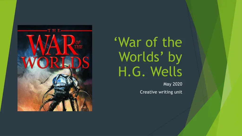 war of the worlds by h g wells n.w