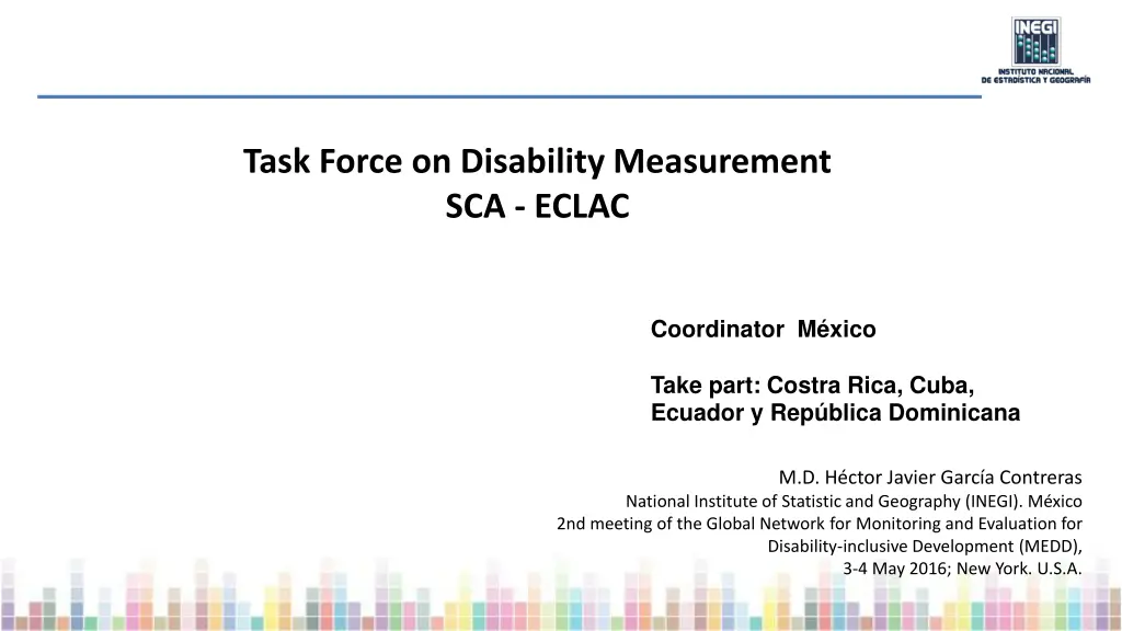 task force on disability measurement sca eclac n.w